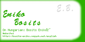 eniko bosits business card